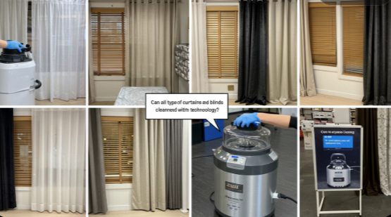 nettoyage store rideaux ultrason